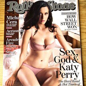 Rolling Stone Magazine Past Issues August 2010 #1111 Katy Perry Aerosmith M.Cera